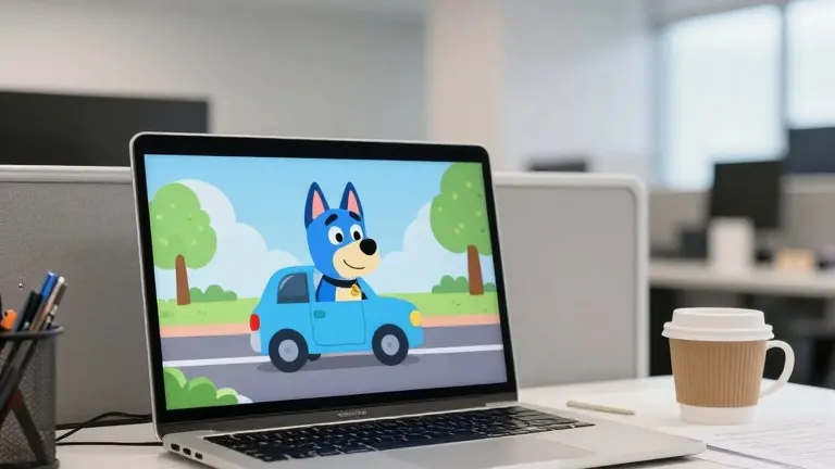 Illustration for: ABC to sue One Nation over Bluey use